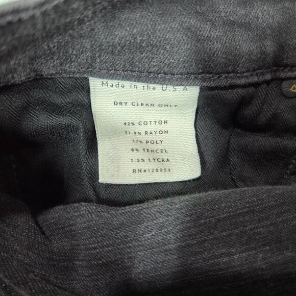 AYR Jeans Womens 24 Black Skinny Stretch Denim - Picture 3 of 10